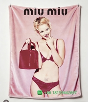 Miumiu Throw Blankets